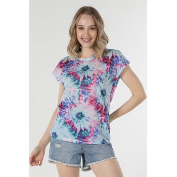 Tricou cu model tie-dye