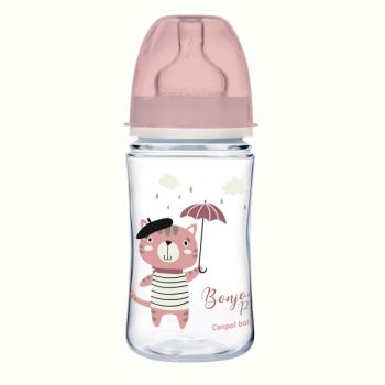 Biberon anticolici 240 ml Canpol babies pink