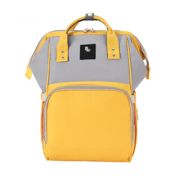 Geanta pentru mamici Bebumi tip rucsac D light yellow