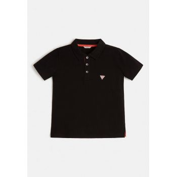 GUESS - Tricou polo cu logo discret