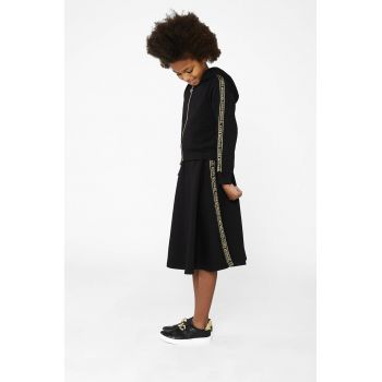 Michael Kors bluza copii culoarea negru, cu imprimeu