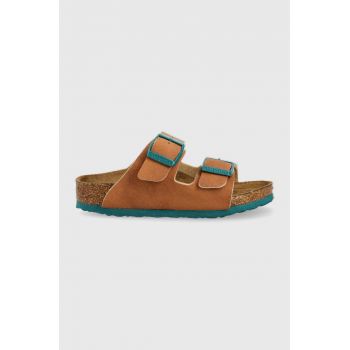 Birkenstock slapi copii culoarea maro