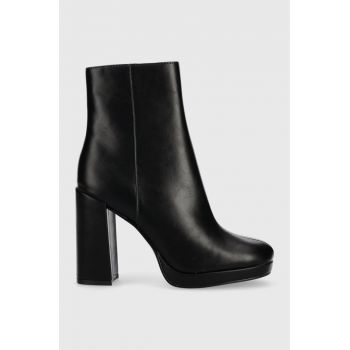 Steve Madden botine Main femei, culoarea negru, cu toc drept