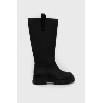 Steve Madden cizme Lodge femei, culoarea negru, cu platforma ieftine