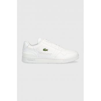 Lacoste sneakers din piele culoarea alb