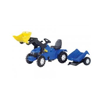 Tractor Cu Pedale Si Remorca Copii Rolly Toys 049417