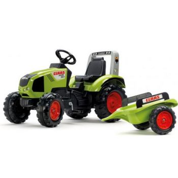 Tractor Claas cu pedale si remorca, Falk, 1011AB