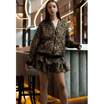 Rochie din brocart Glamhoodie