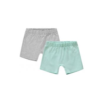 Set de pantaloni scurti cu talie elastica - 2 perechi la reducere