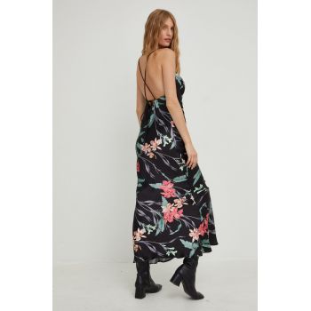 Answear Lab rochie culoarea negru, maxi, mulata