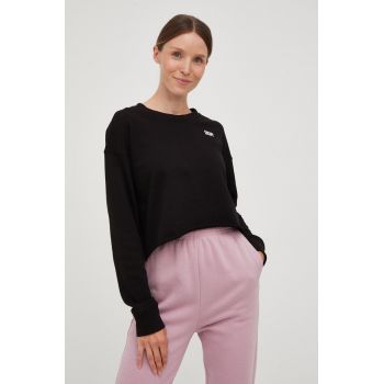 Dkny bluza femei, culoarea negru, cu imprimeu