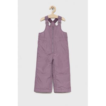 GAP pantaloni copii culoarea violet