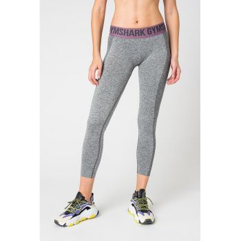 Colanti crop cu talie joasa pentru fitness Flex