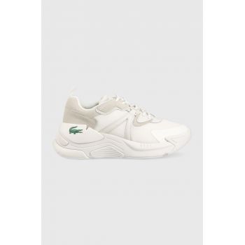 Lacoste sneakers Lw2 Xtra culoarea alb