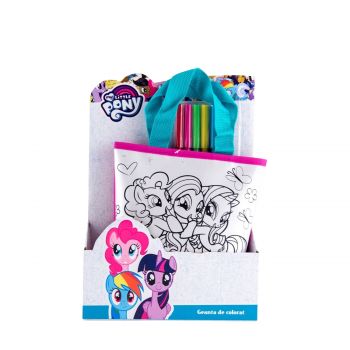 Geanta de colorat my little pony