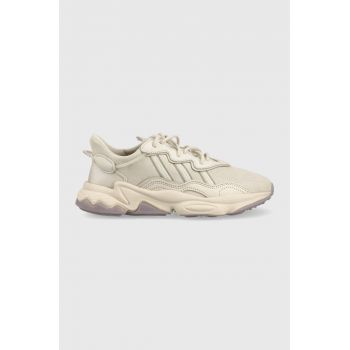 adidas Originals sneakers din piele întoarsă Ozweego culoarea gri GY6177