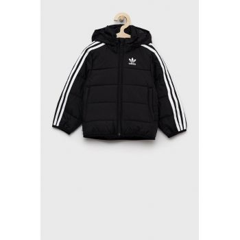 adidas Originals geaca copii culoarea negru