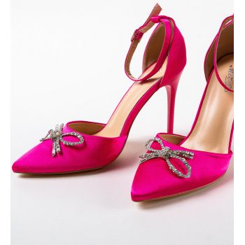 Pantofi cu toc Suja Fuchsia