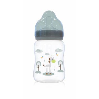 Biberon cu gat larg 0 luni+ 250 ml Mint Green