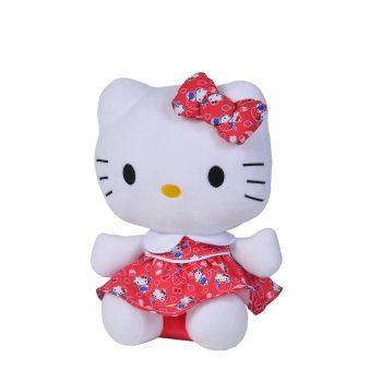 Hello kitty cu rochita rosie