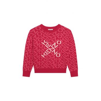 Kenzo Kids pulover copii culoarea roz, light