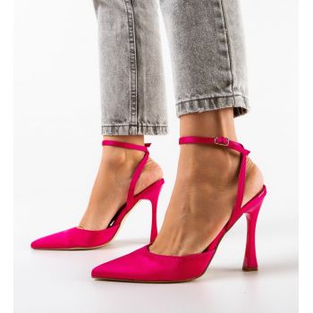 Pantofi cu toc Lizor Fuchsia