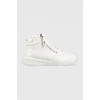 Karl Lagerfeld sneakers din piele Kapri Run , culoarea alb