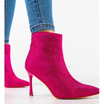 Botine dama Zayne Fuchsia la reducere