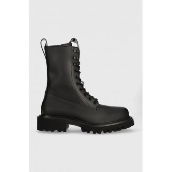 Rains bocanci 22600 Show Combat Boot bărbați, culoarea negru 22600.01-01.Black