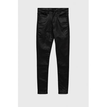 Pepe Jeans pantaloni copii culoarea gri, neted