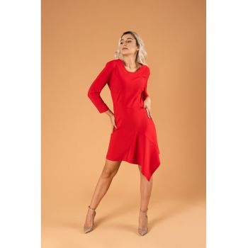 Rochie scurta asimetrica Ilaria