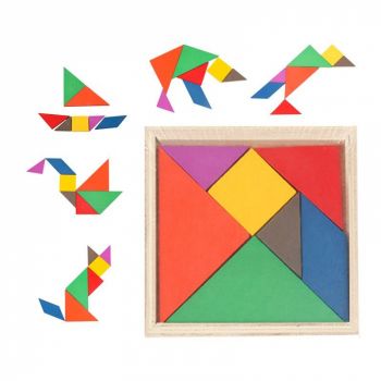 Puzzle Chinezesc Tangram Mic