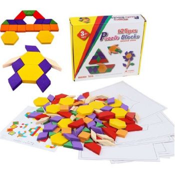 Puzzle Tangram 125 Piese