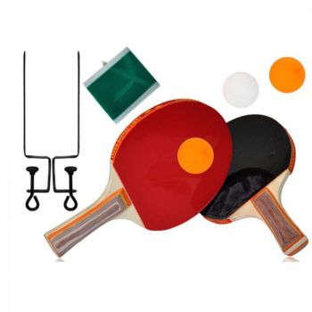 Set 2 palete de ping pong cu fileu, D774