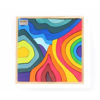 Set Montessori 23 piese Jumbo Rainbow