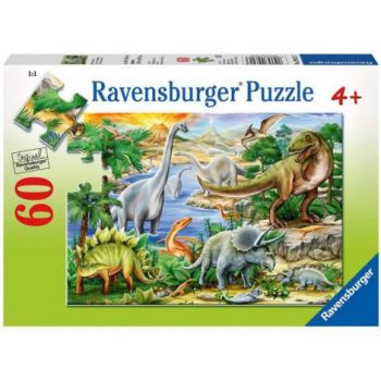 PUZZLE VIATA PREISTORICA, 60 PIESE