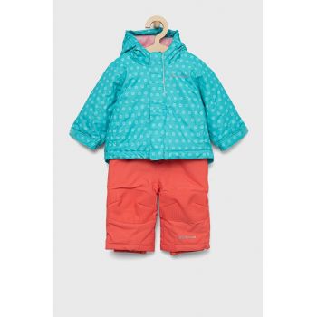 Columbia combinezon bebe culoarea turcoaz