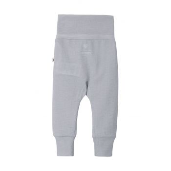 Reima leggins bebe culoarea gri, neted