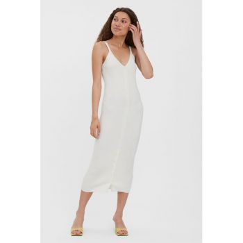 Rochie slim fit tricotata striata