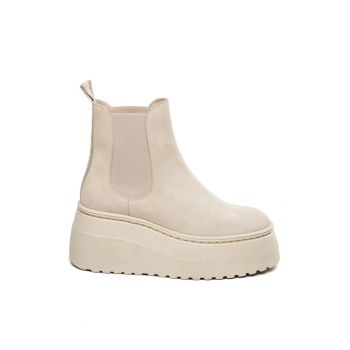 Ghete Chelsea wedge de piele Pegasus