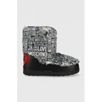 Love Moschino cizme de iarna culoarea negru de firma originali