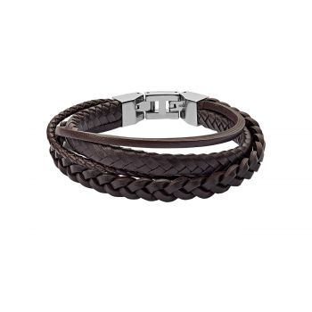 Brown braided double jf03190040