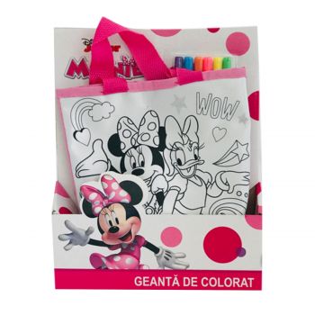 Geanta de colorat minnie