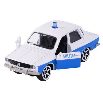 Masinuta Majorette Dacia 1300 militia alb albastru ieftina
