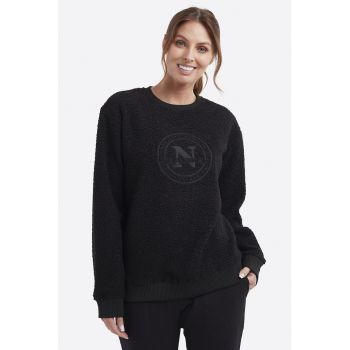 Bluza sport de fleece cu logo brodat Elara