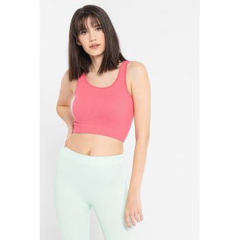 Top crop tight fit cu striatii Eve