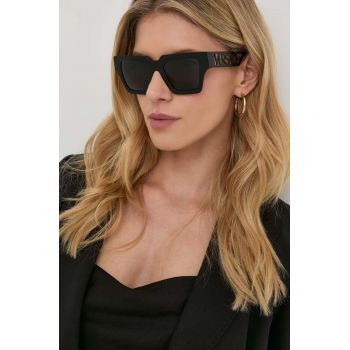 Versace ochelari de soare femei, culoarea negru