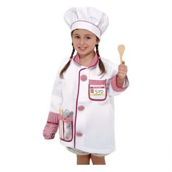 Costum carnaval copii Bucatar Sef cu accesorii Melissa and Doug 4838 la reducere