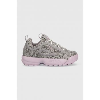 Fila sneakers Disruptor culoarea maro