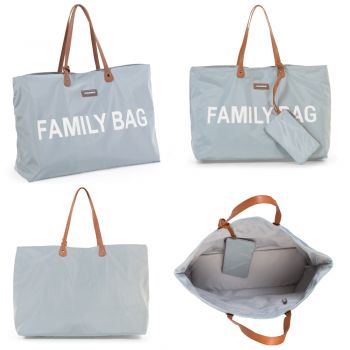 Geanta Childhome Family Bag gri ieftin